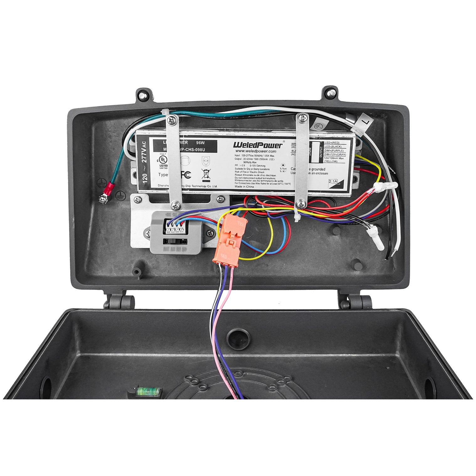 Wattage Selectable LED Wall Pack – 60W/80W/100W/120W, Full Cut Off with Built-In Photocell, Outdoor Security Light 5000K