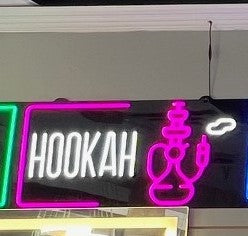 Assorted Neon Signs 30" with power supply and chain/ Business Window Signs