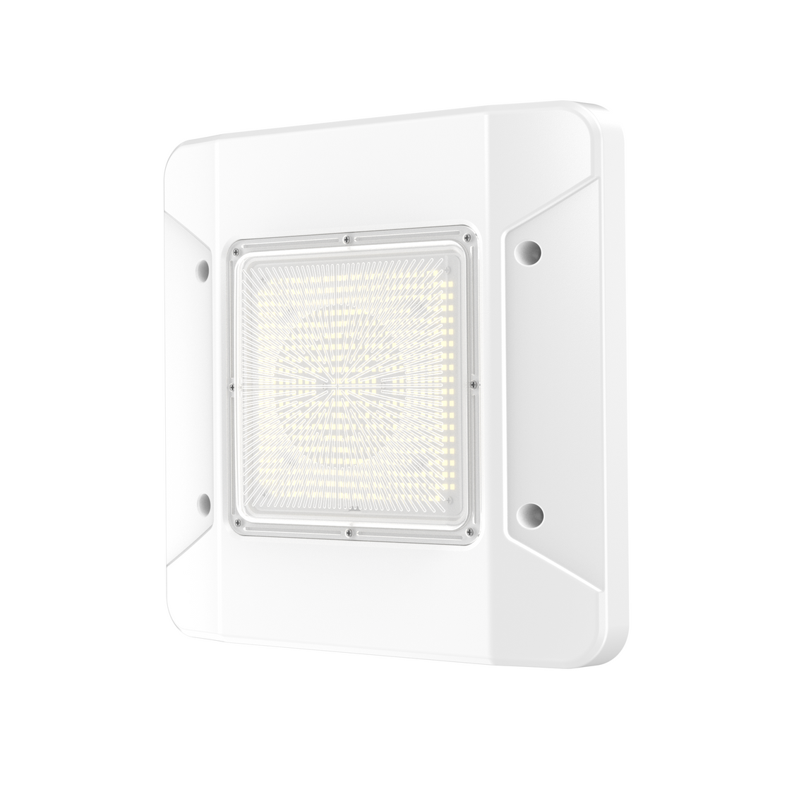 150W LED Canopy Light, 5700K, 0–10V Dimmable, 120–277V | Gas Station Warehouse Ceiling Light