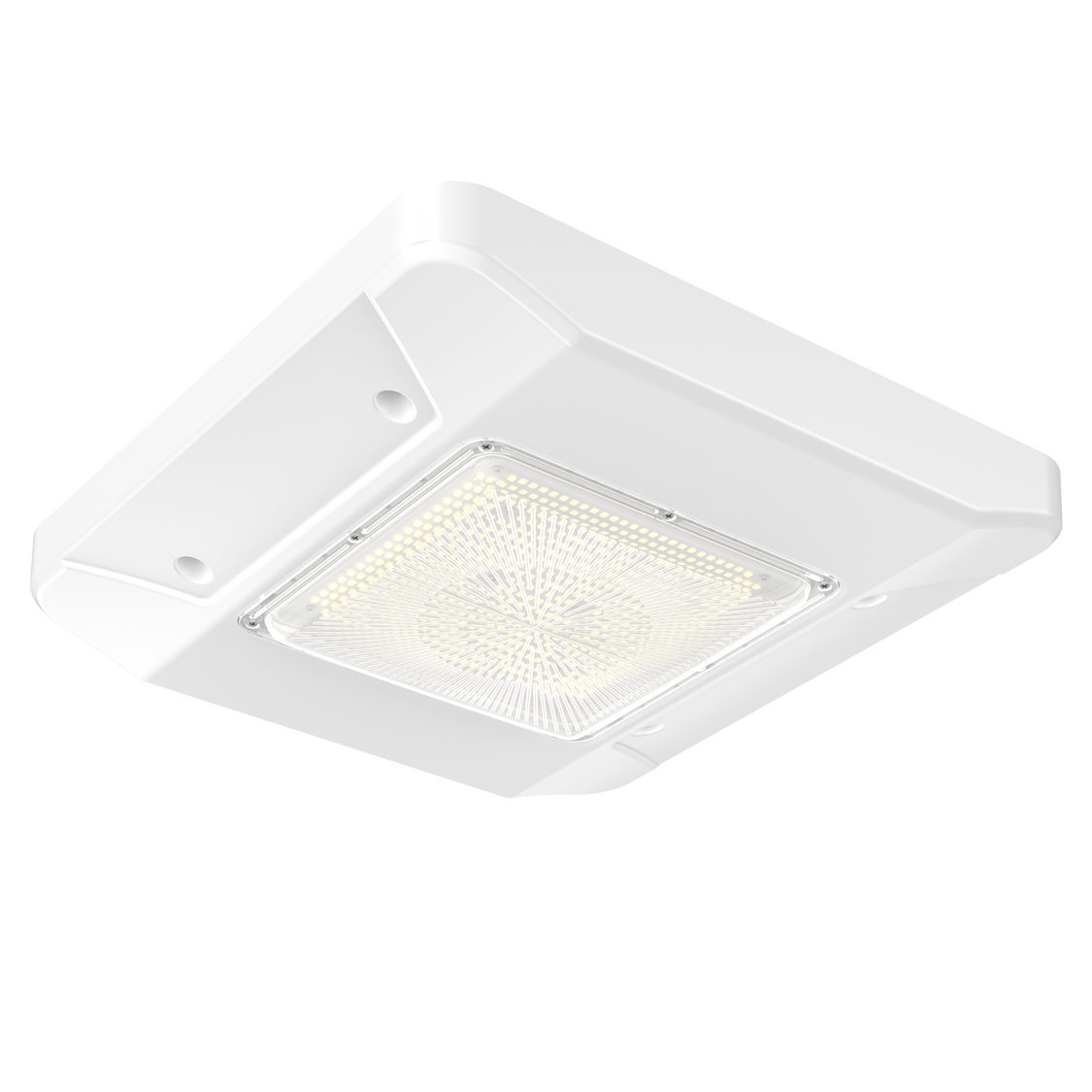 150W LED Canopy Light, 5700K, 0–10V Dimmable, 120–277V | Gas Station Warehouse Ceiling Light