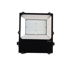 100W LED Flood Light, 5000K Daylight, AC 120-277V, Black Housing, Outdoor Security Lighting