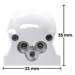 T5 Integrated LED Tube Light | 4ft 22W Fixture | Clear Lens Strip Lighting