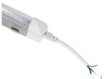 60W T5 Integrated LED Tube Light, 8FT, Stripy Cover, Plug-and-Play Fixture
