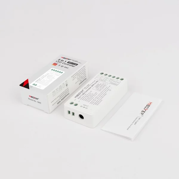 SW2 (FUT035W+) 2-in-1 LED Controller – WiFi & 2.4GHz RF – Tuya Smart & Voice Control | DC12-24V