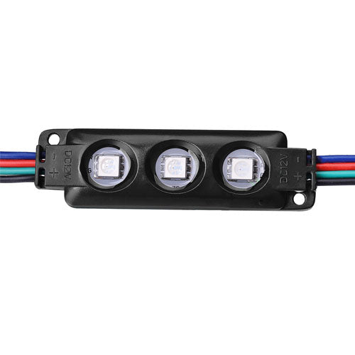 0.72W LED Module SMD5050 | 12V Black Body | Sign Lighting Strip Module