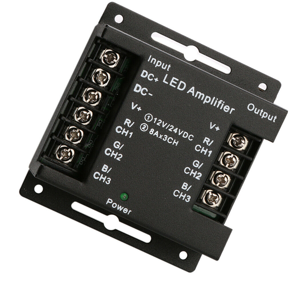LED RGB Strip Amplifier | Signal Repeater for Dimmer Control | Boost Signal Strength