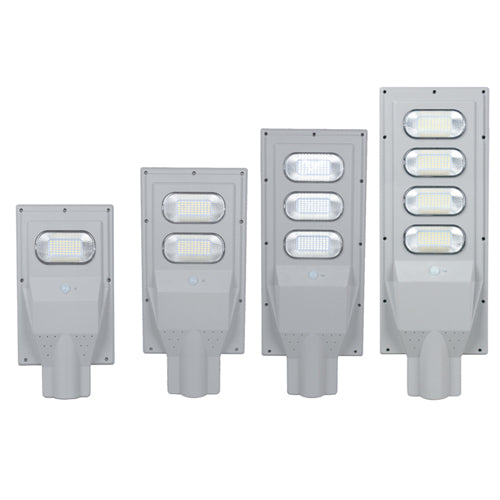 90W Solar LED Street Light | Golden Model | Integrated Outdoor Fixture with Motion Sensor