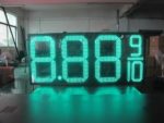 LED Gas Price Sign Red – Outdoor Display with Wireless Remote Control, Multiple Sizes (12" to 32"), Weatherproof Digital Signboard