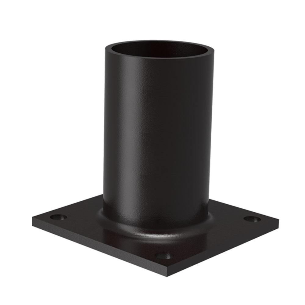 Wall Mount Tenon Bracket | 2-3/8" Adapter Arm | Metal Pole Mount for Outdoor Lights