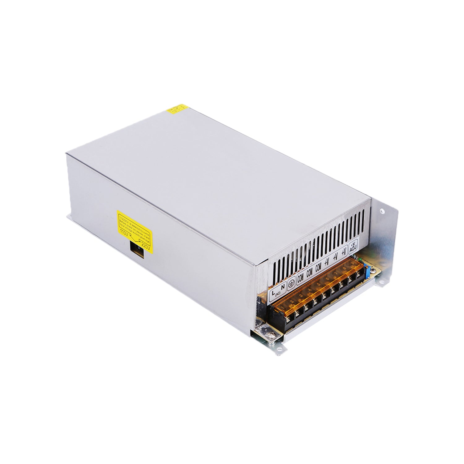 600W Indoor Switching Power Supply, 12V 50A, Active Fan Cooling, LED Driver for Indoor Lights