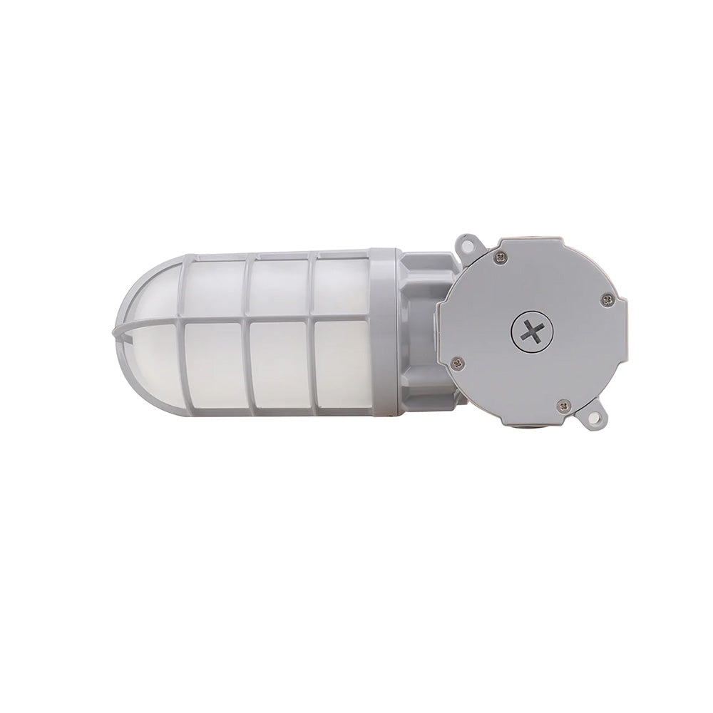 21W LED Jelly Jar Light, 5000K, Vapor Proof, UL DLC Listed, Industrial Light Fixture