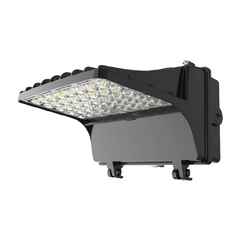 120W LED Wall Pack with Motion Sensor, Wattage Adjustable, 5000K, Photocell, Full Cutoff, 120–277V | Outdoor Security Light
