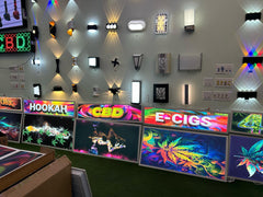 1x4 Design Panels for Smoke Shop or Barbershops