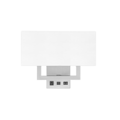 Double Wall Sconce for Double Bed-Hotel- 13W Acrylic Shade