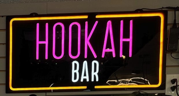 Assorted Neon Signs 30" with power supply and chain/ Business Window Signs