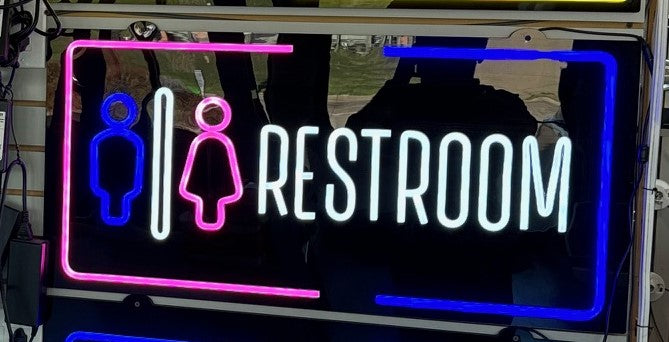 Assorted Neon Signs 30" with power supply and chain/ Business Window Signs